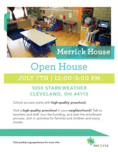 Merrick House Preschool Open House @ Merrick House | Cleveland | Ohio | United States