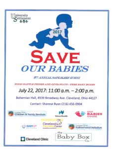 2017 Save Our Babies: 3rd Annual Safe Sleep Event @ Bohemian Hall | Cleveland | Ohio | United States
