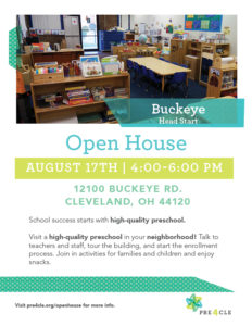 Buckeye Head Start Preschool Open House @ Buckeye Head Start | Cleveland | Ohio | United States