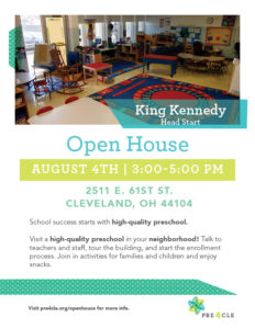 King Kennedy Head Start Preschool Open House @ King Kennedy Head Start | Cleveland | Ohio | United States