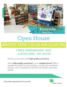 Riverside Head Start Preschool Open House @ Riverside Head Start | Cleveland | Ohio | United States